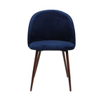 Levede 4x Dining Chairs Seat French Navy-2006732721967206401