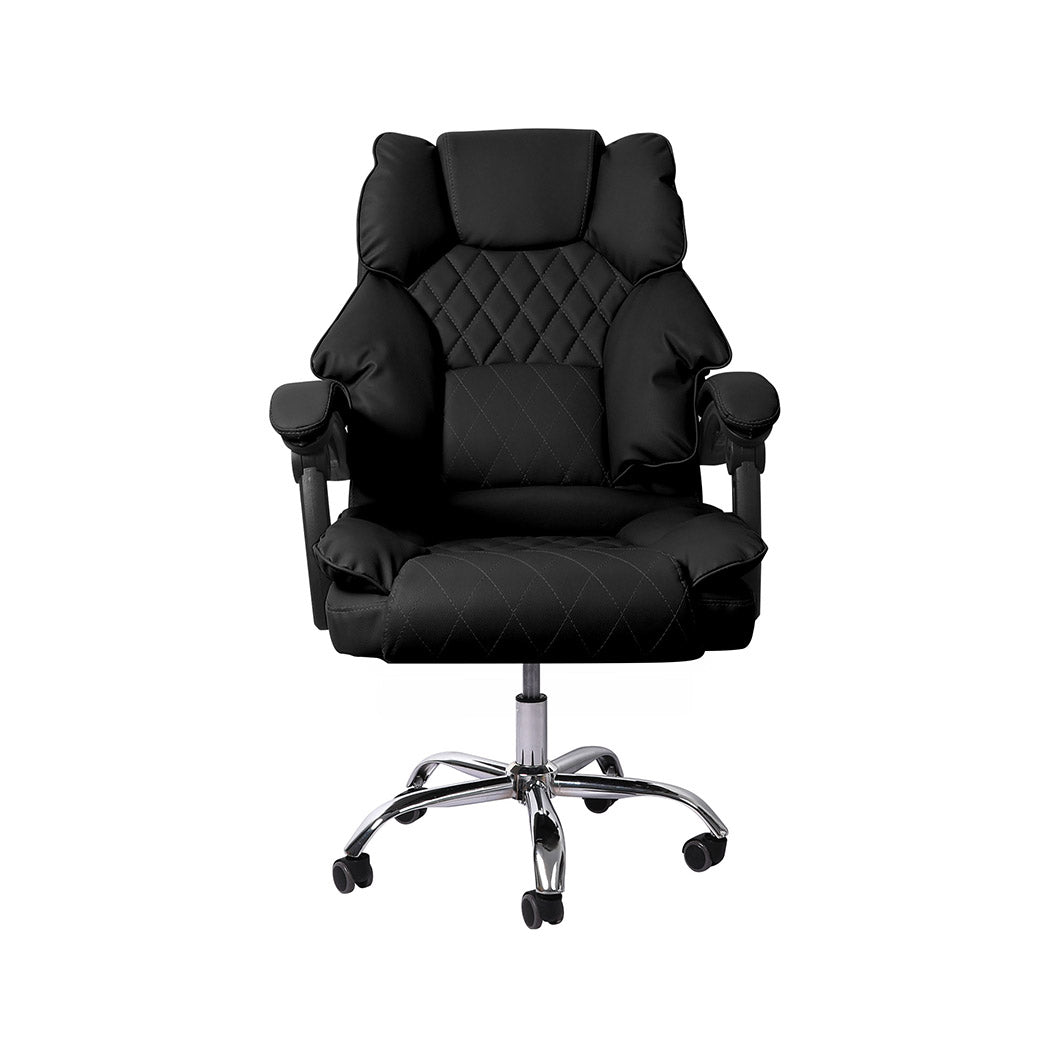 Levede Gaming Chair Office Computer Black No Footrest-2018816902662590465 Main image