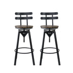 Levede 2x Bar Stool Industrial Adjustable-2006732717995200513