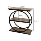 Levede Narrow Side Table 3 Tiers End Table Adjustable Sofa Side Table Bedroom-2050059016712884226