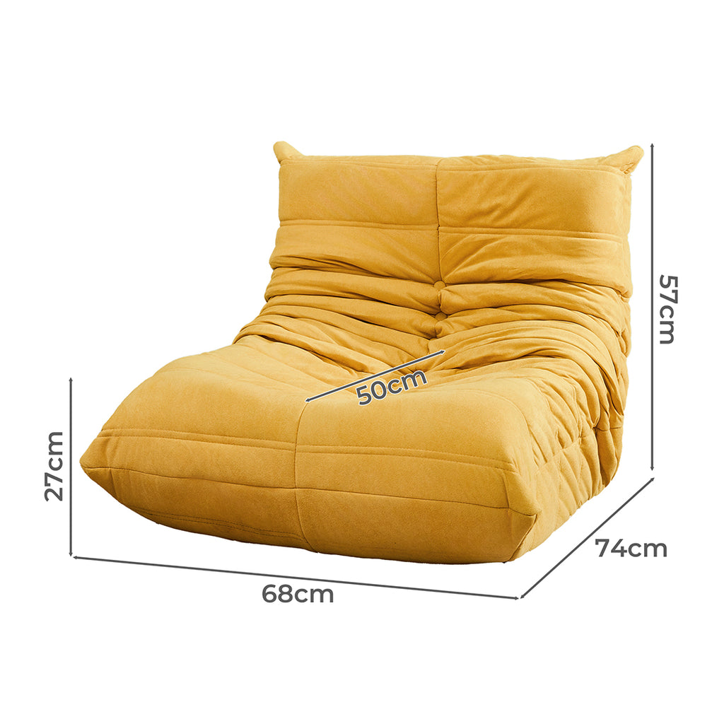 Levede Kids Floor Chair Foam Sofa Replica Single Lazy Recliner Children Couch-2018816930072367106