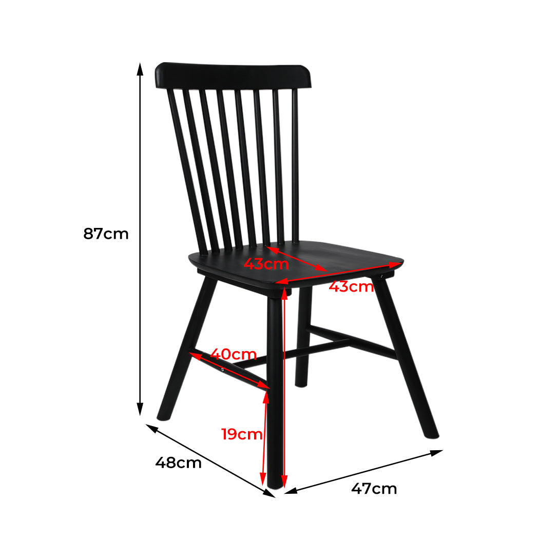4 x Windsor Kitchen Dining Chairs Secondary image