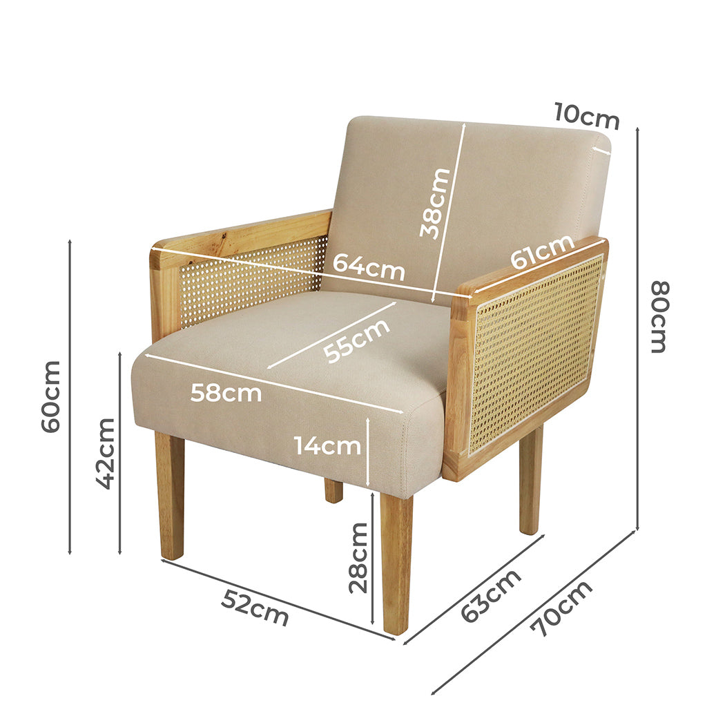 Rattan Lounge Armchair Secondary image
