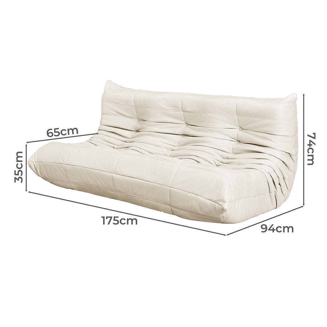 3 Seater Floor Sofa Caterpillar Lounge Secondary image
