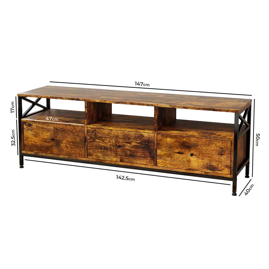 Levede TV Stand Cabinet Entertainment TV Unit 147cm-2050056809061945346