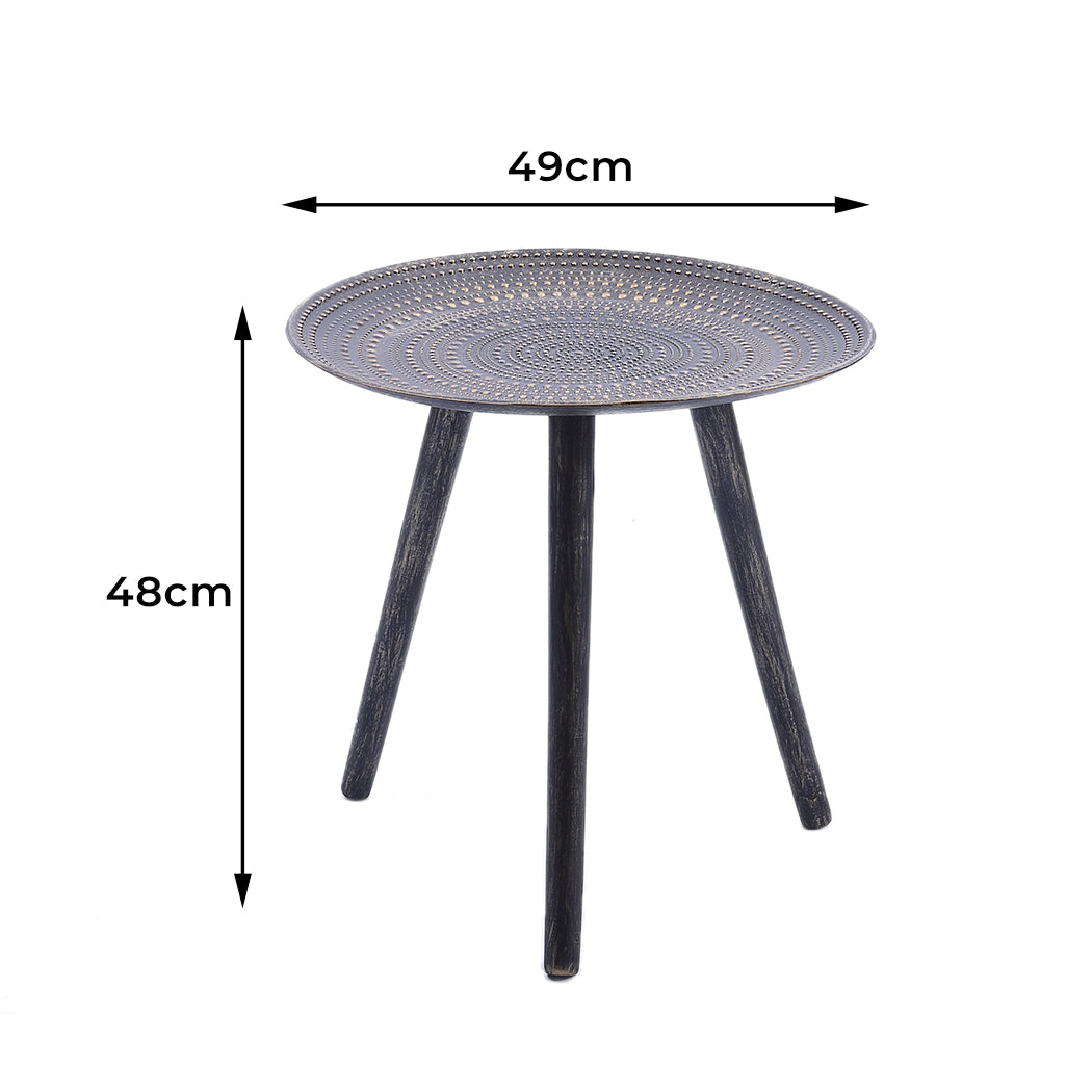 Side Table Coffee Bedside End Bronze Secondary image
