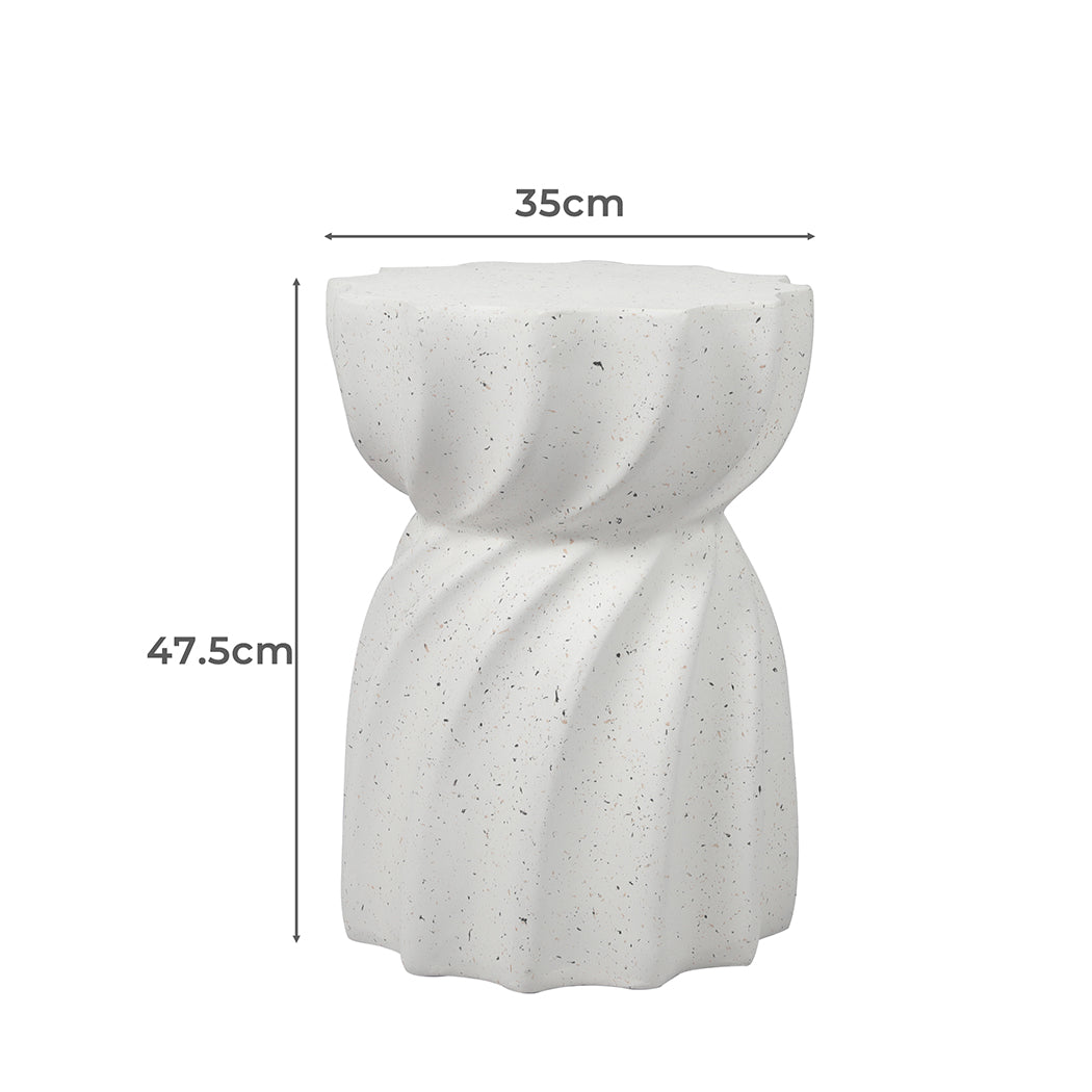 Side Table End Terrazzo Hourglass Secondary image