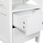 Levede Bedside Table Nightstand Side End Table 2 Drawers Storage Bedroom Cabinet-2050056781207572483