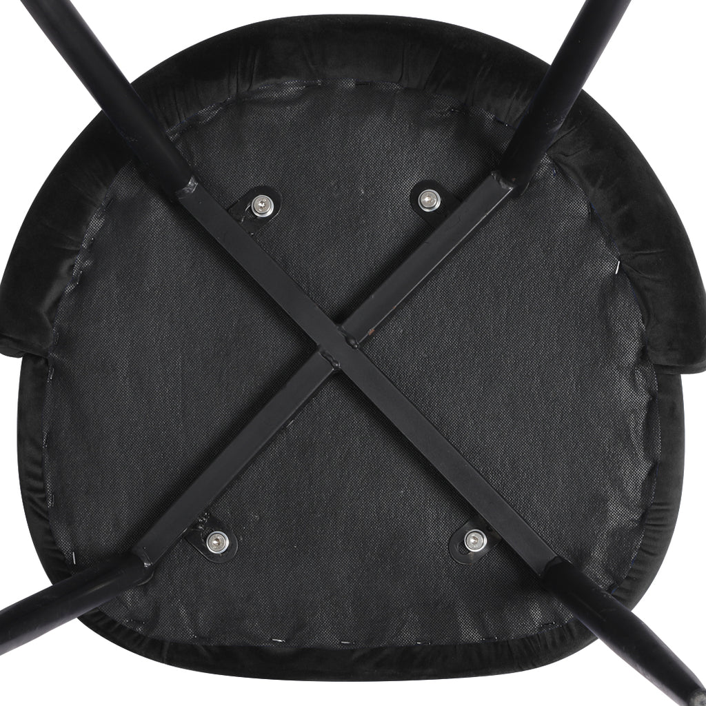 Levede 4x Dining Chairs Kitchen Cafe Black-2006732720193015811