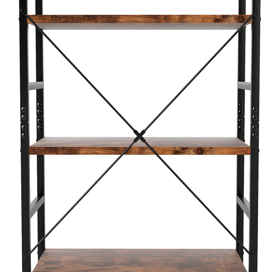 Levede 5-Tier Industrial Bookshelf Bookcase 157.5cm-2018816805212131331