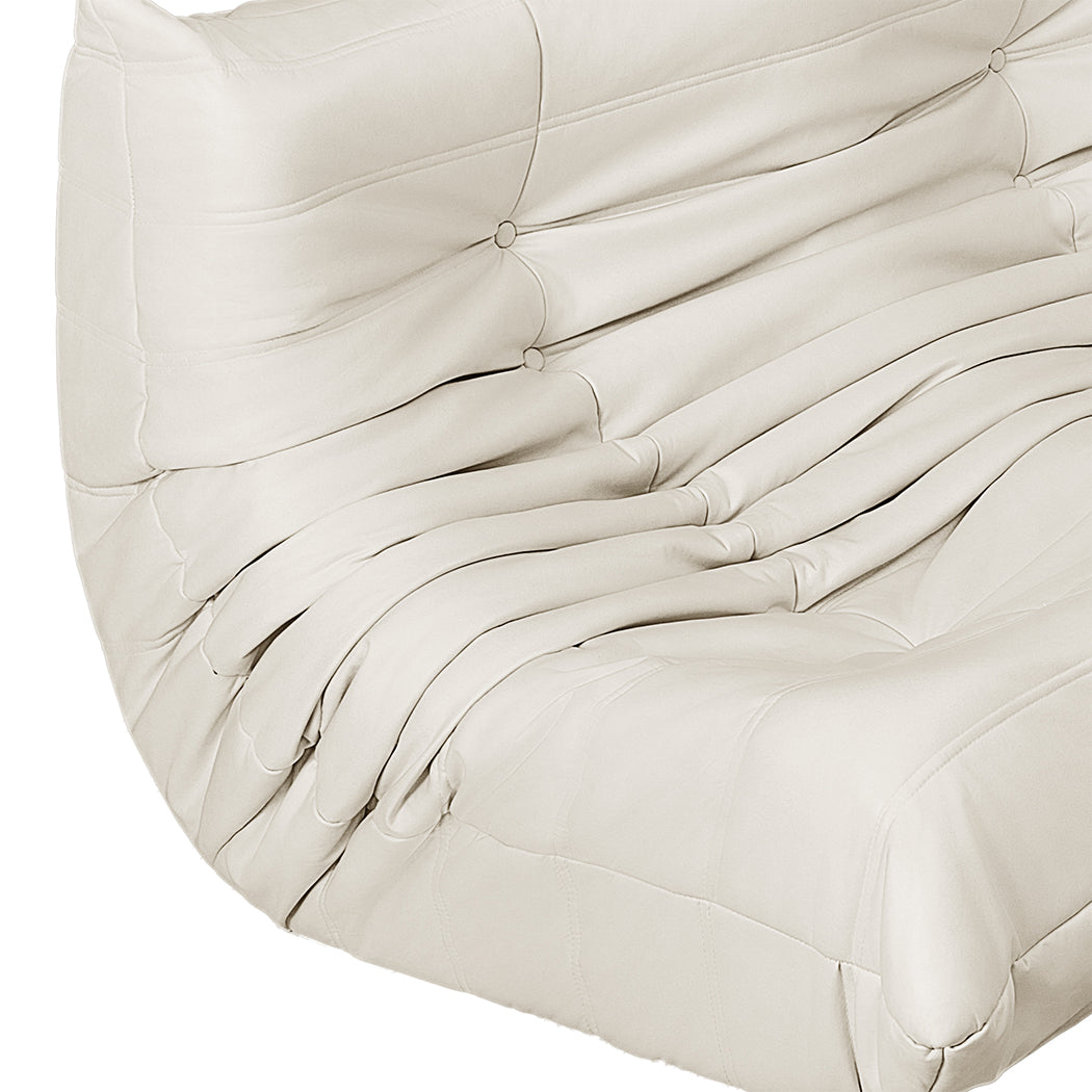 Levede 2 Seaters Floor Sofa Caterpillar Lounge-2006732811075194883
