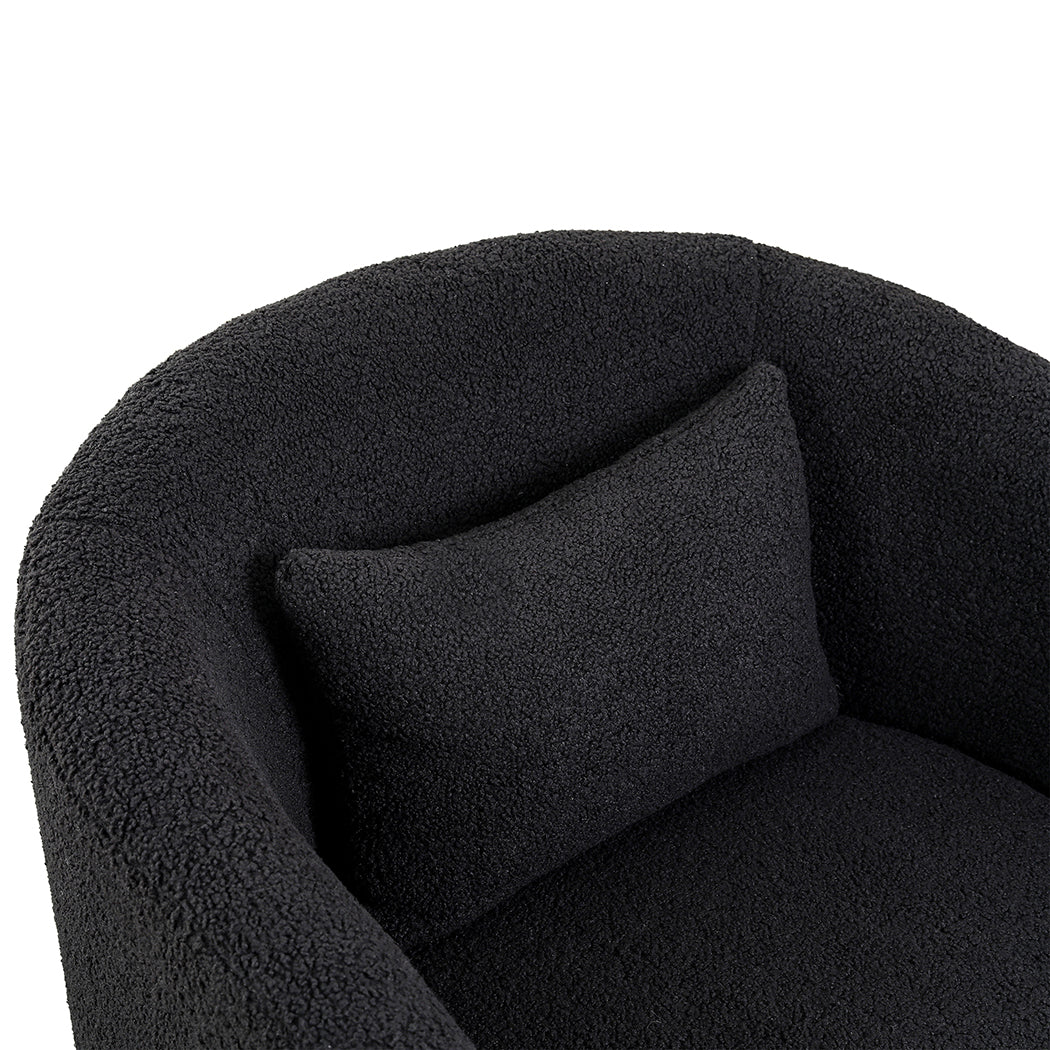 Levede Fleece Rocking Chair-2018816921633427459