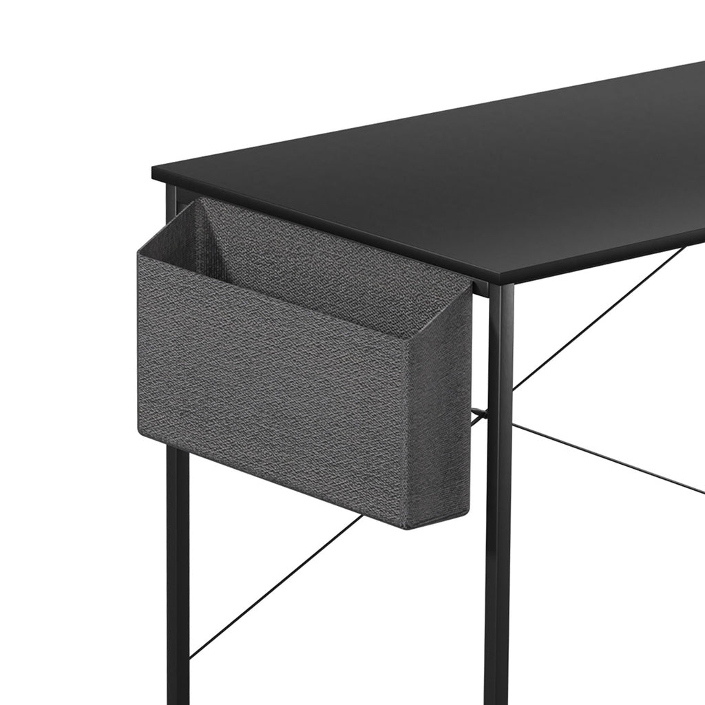 Levede L Shaped Computer Desk Corner Desk Black-2029387249963110403