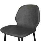 Levede 2x Bar Stool Barstools Counter Grey-2006733275812466692
