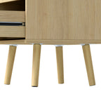 Levede 2x Bedside Tables Set Wooden Side Table Nigntstand Bedroom Rattan Drawers-2050056763503415301