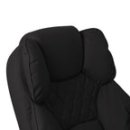 Levede Gaming Chair Office Computer Black Footrest-2018816911806173189
