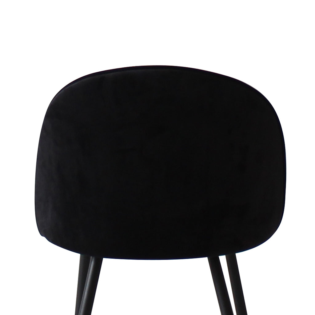 Levede 4x Dining Chairs Kitchen Cafe Black-2006732720193015813