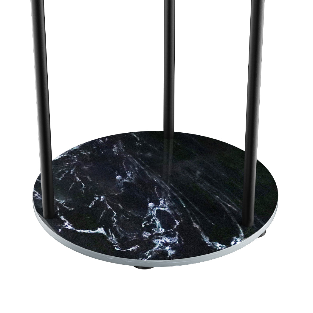 Levede Coat Rack Clothes Stand 8 Hook Organizer Black-2018816848522514437