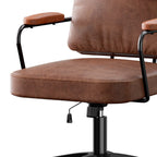 Levede Office Arm Chair Leather Executive Chairs-2006732703457742853
